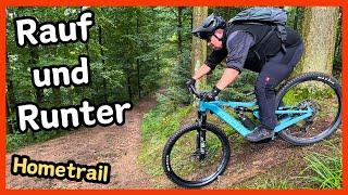 "FAST GECRASHT" auf dem Hometrail. E-MTB Tour Teil 1