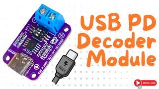 Get More Power from USB-C Chargers with This USB-PD Decoy! JLCPCB.