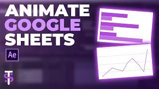 How to EASILY Animate Google Sheets/Excel Graphs in After Effects!