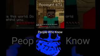 You Know? #minecraft #creepypasta