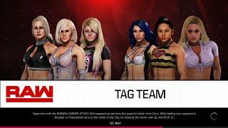 WWE 2K20 PS4 Gameplay - Divas Tag Team Match