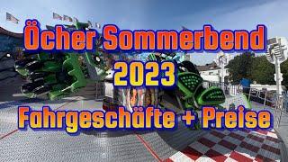 Öcher Sommerbend 2023 / Fahrgeschäfte + Preise