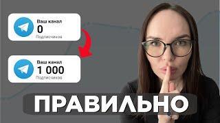 Как ПРАВИЛЬНО создать канал и БЕСПЛАТНО привлечь 1000 подписчиков