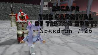 Roblox Escape The Carnival of Terror Obby! Speedrun 7:26