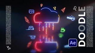 Create Glowing Doodle Animations in After Effects