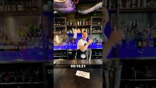 CHALLENGE 30-second How to make “Gimlet” with flair #flairbartending