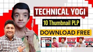 Technical Yogi TOP 10 Thumbnail PLP। @TechnicalYogi Jaisa Thumbnail Kaise banaye। Technical Yogi।