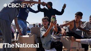 Shots fired in southern Gaza after crowds charge food distribution site