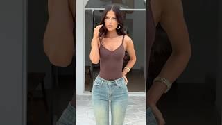 The bodysuit of your dreams  #model #bodysuit #denimjeans #fashion #casualoutfits