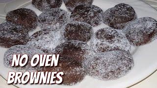 NO OVEN BROWNIES | STEAMED BROWNIES