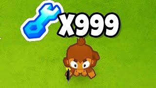 JAK SILNY JEST DART MONKEY z 999 ULTRABOOSTAMI? BLOONS TD 6