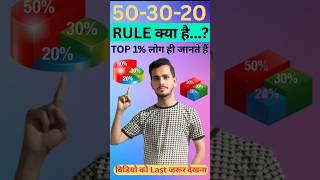 What is the 50-30-20 rule? The most powerful financial formula for the middle class | Sunil Kumar