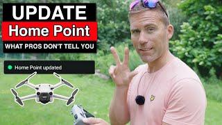 How to update HomePoint on DJI drones like the Pros. Using DJI Mini 4 Pro and DJI Mini 3 Pro.