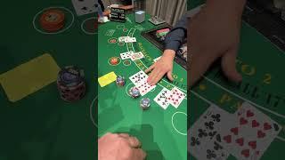 $15,000 TRIPLE Split Goes WILD!! #blackjack #casino #lasvegas