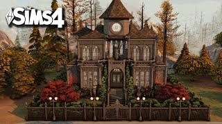 Goth Manor - Sims 4 Speed Build