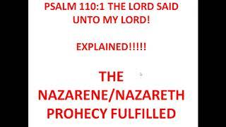 NAZARETH PROPHECY FULFILLED!!