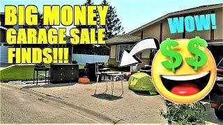 Ep494:  THESE BIG MONEY GARAGE SALE FINDS WILL SHOCK YOU!!    Garage Sale Antique Shop with me!