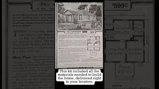 How Much Did a Sears Catalog House Cost in 1920? The Adeline Model #history #shorts #housedesign