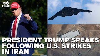 Live: President Trump addresses nation following U.S. strikes in Iran