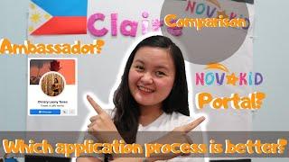 NOVAKID APPLICATION: Ambassador or Portal? | Claire Abordo