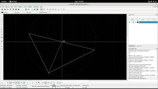 Finding the centre of a circle that encompasses all 3 points of a triangle.