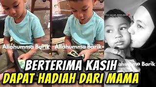 KIANO BUKA HADIAH DARI MAMAPAU SEBELUM BERPISAH..SEDIH CUMA DI KASIH WAKTU SEHARI SAJA