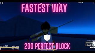 [NEW] The fastest way to do 200 perfect block in GPO/grand piece online