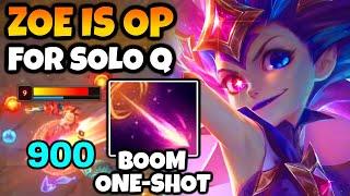 Zoe is one of the BEST SOLO Q MIDS. Here's how to DOMINATE with her.