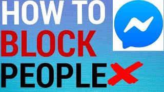 How To Block People On Facebook Messenger