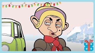 Atascado en la nieve | Mr Bean | Feliz Navidad | Wildbrain Niños