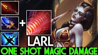 LARL [Queen of Pain] This Damage is Insane One Combo Kill Dota 2