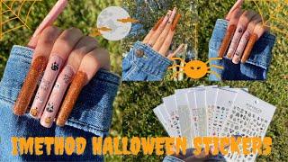 XXXL HALLOWEEN NAILS | iMETHOD BEAUTY HALLOWEEN STICKERS | NAILED BY BRANDI