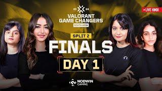 [HINDI] VALORANT Game Changers South Asia | Split 2 | Finals | Day 1