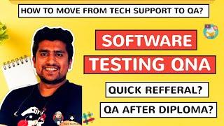 Switch from Tech support to QA, What to do After Diploma? | Software Testing QnA |