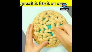 मूंगफली के छिलकों से बनाया खूबसूरत बल्ब /chopra21 facts #facts #short