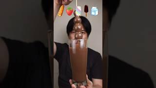 EATING RANDOM FOOD WITH CHOCOLATE #asmr #mukbang