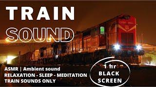 Relaxing Train track sound | Indian railways sounds only Bangalore to Mangalore