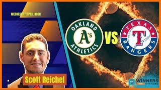 Free MLB Betting Pick- Sacramento Athletics vs. Texas Rangers, 4/30/25: Scott's Selections