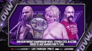 OVW Heavyweight Championship News I  STEPHEN STEEL In Action I Crixus vs Jack Vaughn I OVW TV 1349