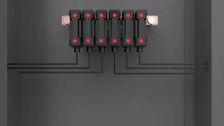 Eaton's Bussmann series front/back stud Red spot fuse holders