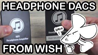 I bought headphone DACs from Wish | X1 and Trasam Q1