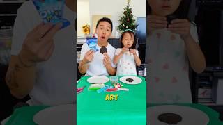 Oreo Cookie Art Challenge! Who Will Win? #shorts #artchallenges