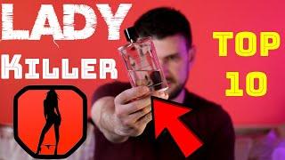 TOP 10 lista  parfema koje žene OBOŽAVAJU l LADY KILLER  parfemi + GIVEAWAY svih parfema sa liste