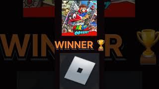 Roblox vs Super Mario Odyssey and Super smash bros ultimate