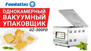 Single chamber vacuum sealer DZ 300PD Foodatlas, vacuum bag, vacuum packaging