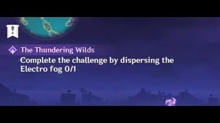 Complete the challenge by dispersing the Electro Fog Location | Genshin update 2.1