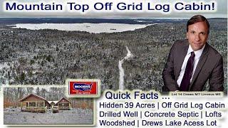 Off Grid Mountain Top Log Cabin | 39 Acres $69,500