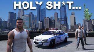 Liberty City in GTA 5 Mod (Incredible)