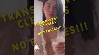 transparent cleaning 4K switch *Full Screen* 2024 no panties no bra 5#