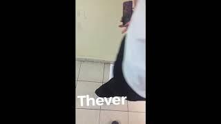Quick girl candid paper trample #2